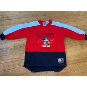 Vintage Retro Mickey & Co. Disney Long Sleeve Waffle 90's. Kids Toddler Size 4